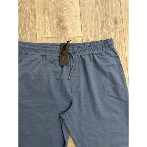 SLATE & STONE Jogger Pants In Light Blue Heather - Picture 8 of 12